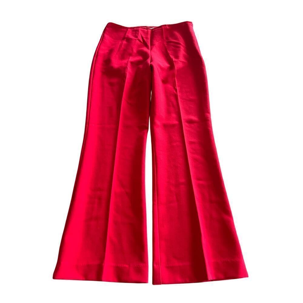 Trina Turk Women's Pink Tavia High-Rise Wide-Leg Pants Size 0 - Picture 4 of 9